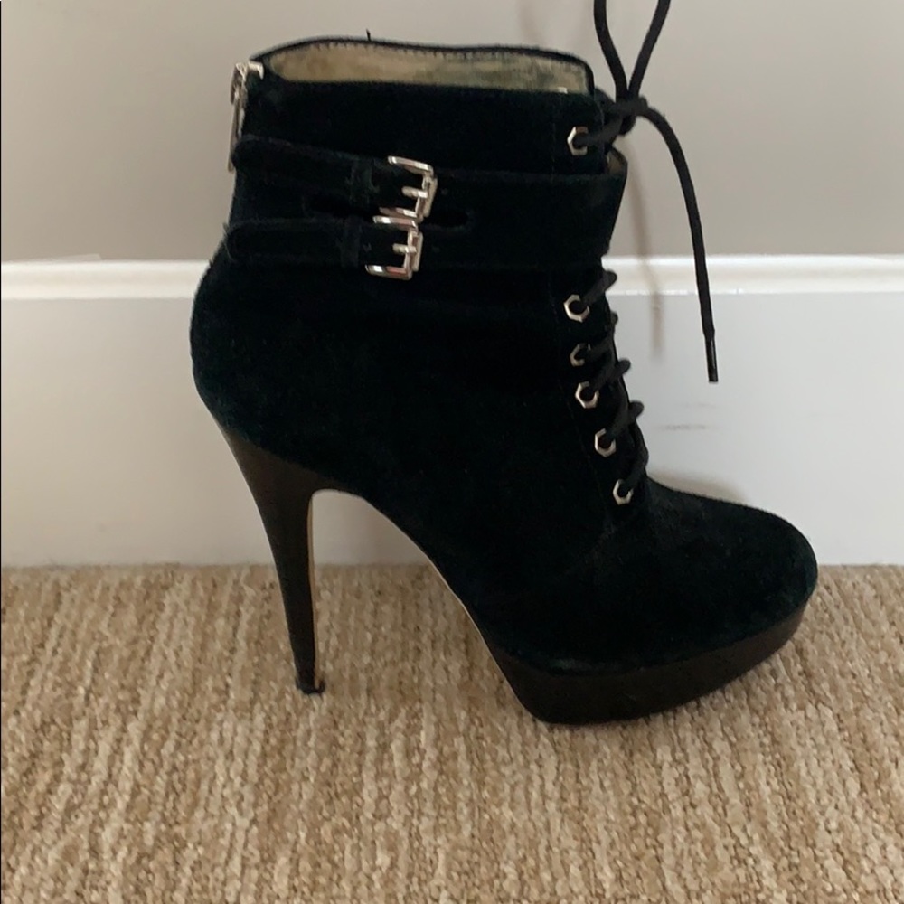 Michael Kors high heel booties.